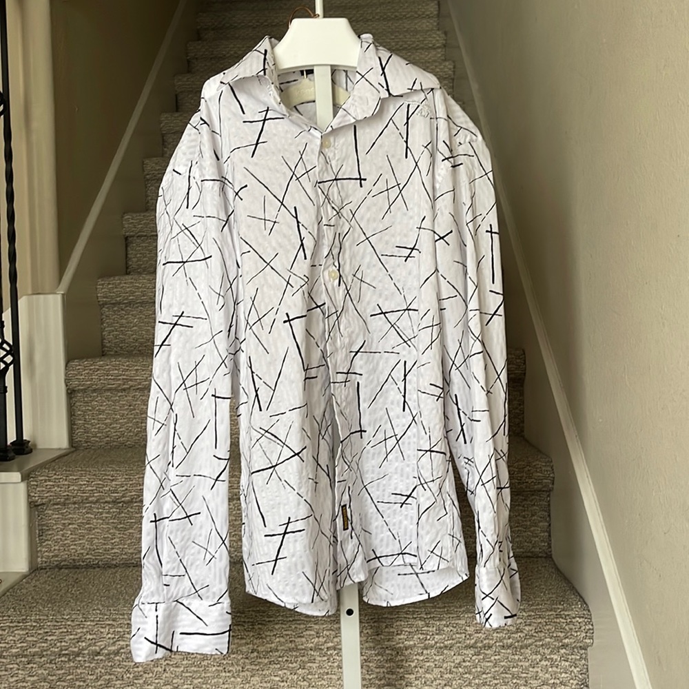 Armani Jeans Sz M Button Down Shirt